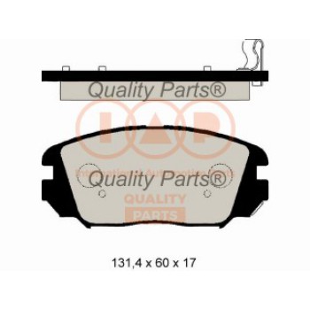 SERIE PASTIGLIE FRENO ANTERIORI