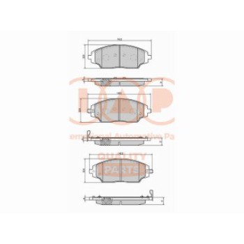 SERIE PASTIGLIE FRENO ANTERIORI