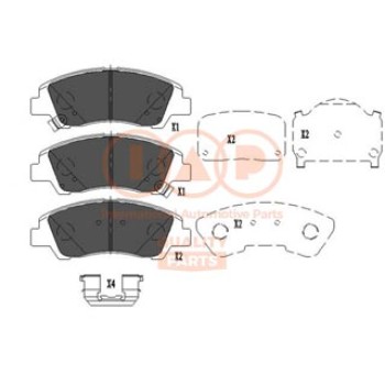 SERIE PASTIGLIE FRENO ANTERIORI