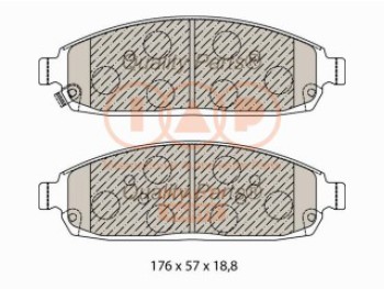 SERIE PASTIGLIE FRENO ANTERIORI