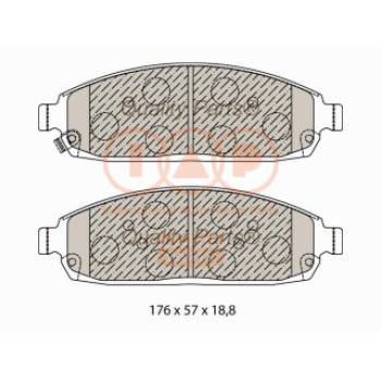 SERIE PASTIGLIE FRENO ANTERIORI