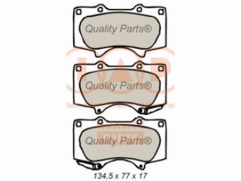 SERIE PASTIGLIE FRENO ANTERIORI
