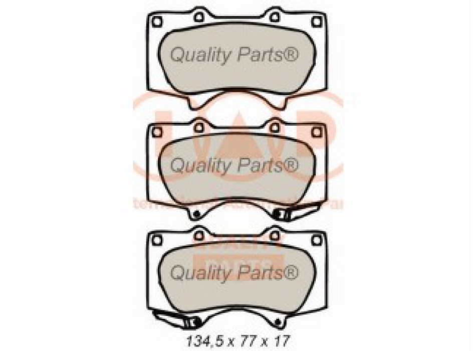 SERIE PASTIGLIE FRENO ANTERIORI