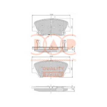 SERIE PASTIGLIE FRENO ANTERIORI