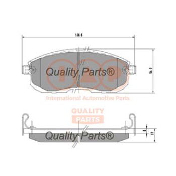 SERIE PASTIGLIE FRENO ANTERIORI