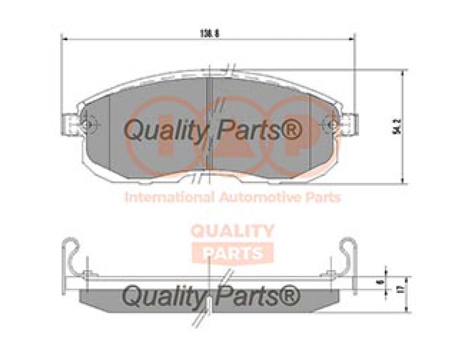 SERIE PASTIGLIE FRENO ANTERIORI