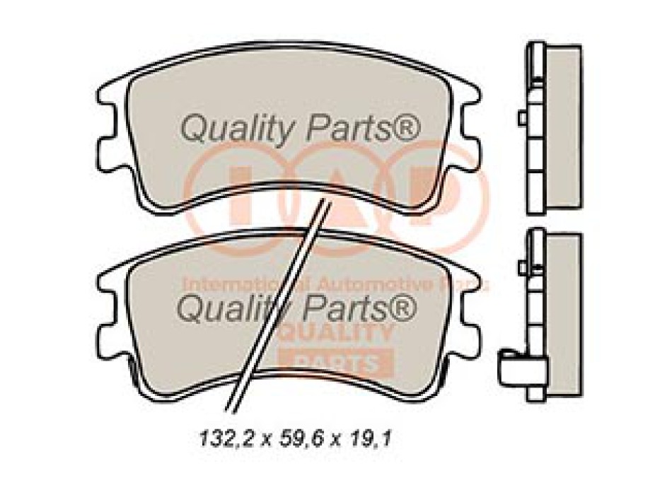 SERIE PASTIGLIE FRENO ANTERIORI