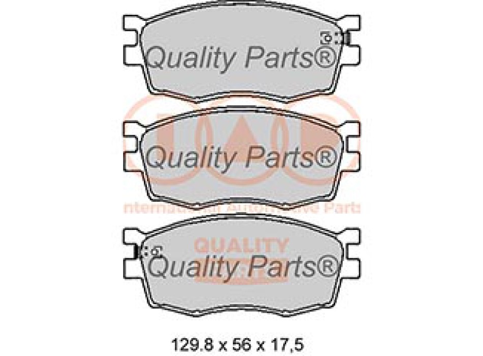 SERIE PASTIGLIE FRENO ANTERIORI