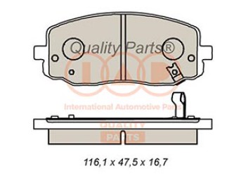 SERIE PASTIGLIE FRENO ANTERIORI