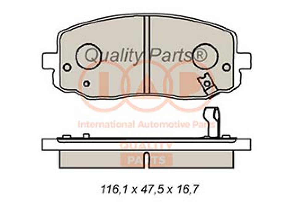SERIE PASTIGLIE FRENO ANTERIORI