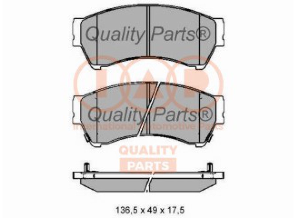 SERIE PASTIGLIE FRENO ANTERIORI