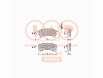 SERIE PASTIGLIE FRENO ANTERIORI (PREMIUM)