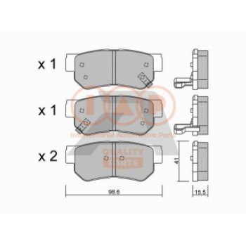 SERIE PASTIGLIE FRENO POST.(PREMIUM)