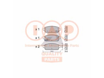 SERIE PASTIGLIE FRENO POST.(PREMIUM)