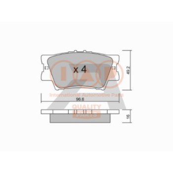 SERIE PASTIGLIE FRENO POSTERIORI