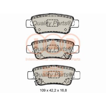 SERIE PASTIGLIE FRENO POSTERIORI