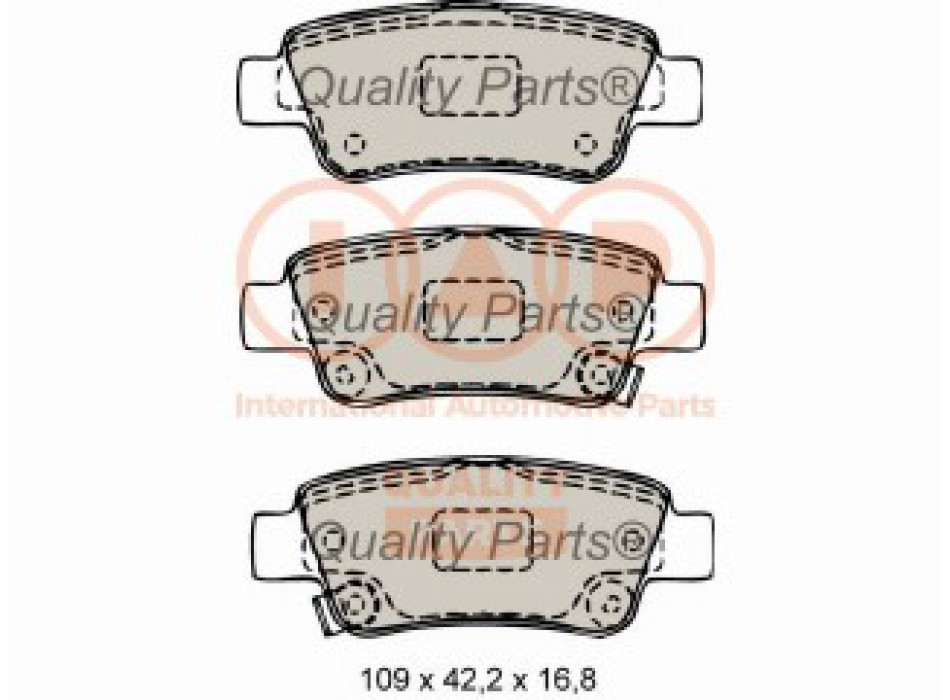 SERIE PASTIGLIE FRENO POSTERIORI