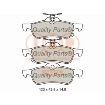 SERIE PASTIGLIE FRENO POSTERIORI