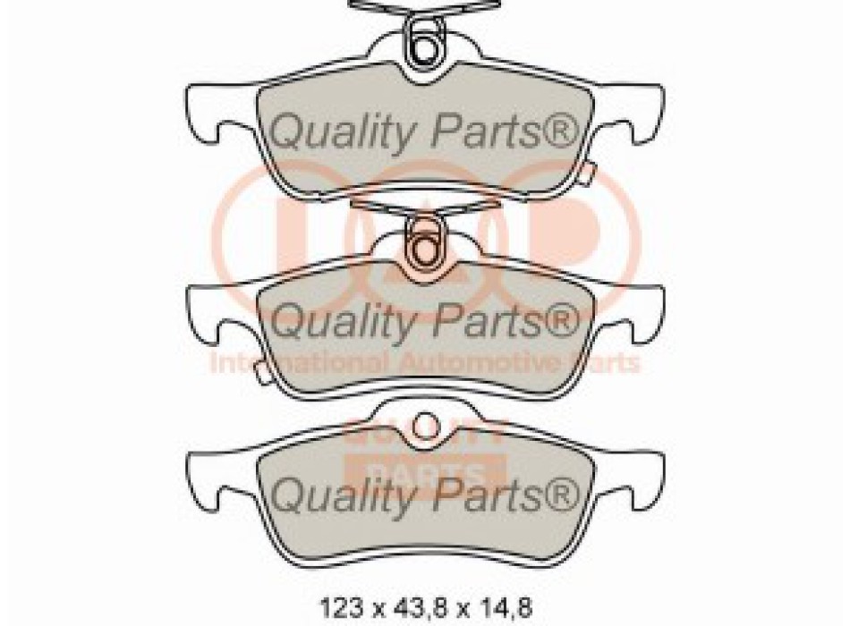 SERIE PASTIGLIE FRENO POSTERIORI