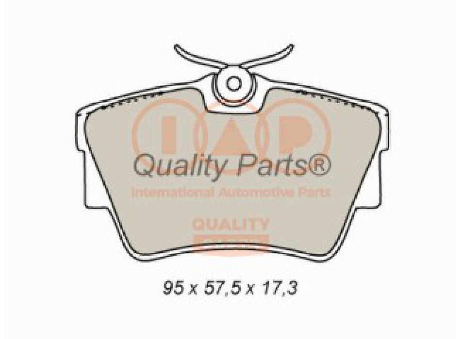 SERIE PASTIGLIE FRENO POSTERIORI