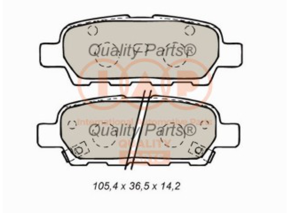 SERIE PASTIGLIE FRENO POSTERIORI