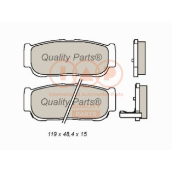 SERIE PASTIGLIE FRENO POSTERIORI