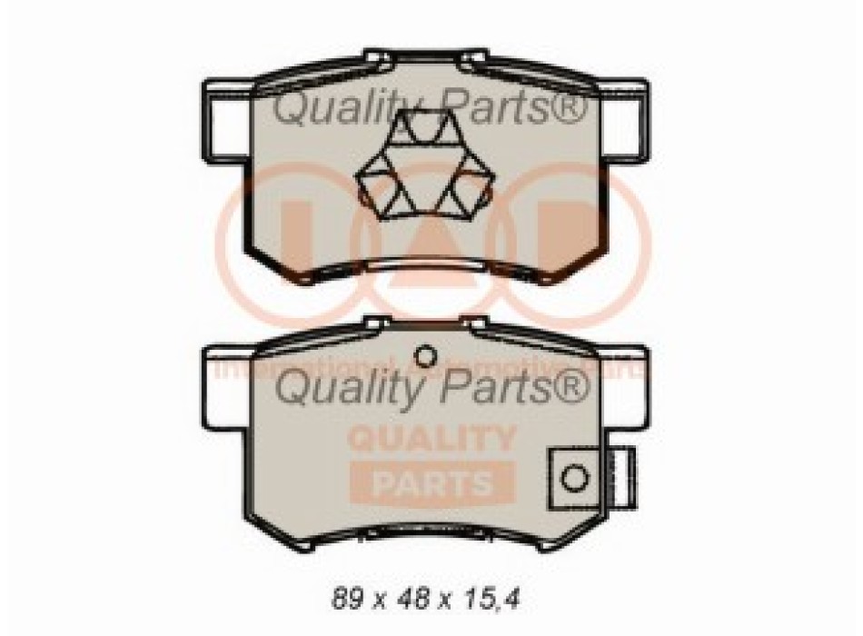 SERIE PASTIGLIE FRENO POSTERIORI