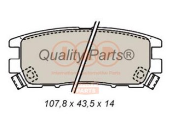 SERIE PASTIGLIE FRENO POSTERIORI