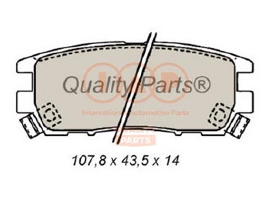 SERIE PASTIGLIE FRENO POSTERIORI