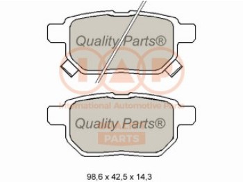 SERIE PASTIGLIE FRENO POSTERIORI