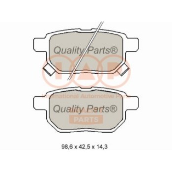 SERIE PASTIGLIE FRENO POSTERIORI