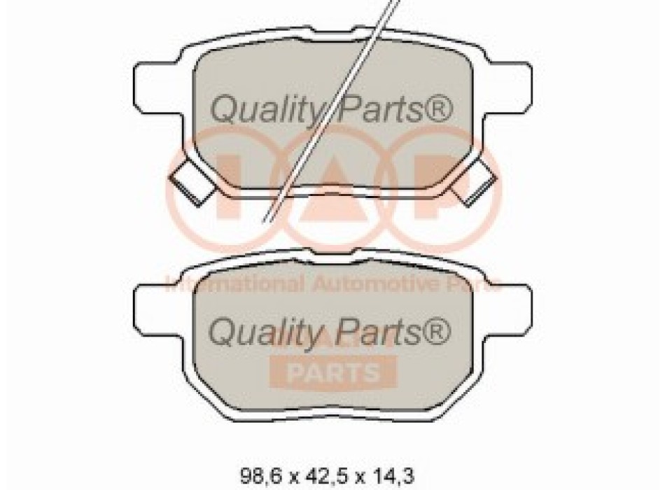 SERIE PASTIGLIE FRENO POSTERIORI