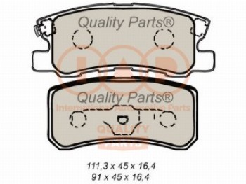 SERIE PASTIGLIE FRENO POSTERIORI (PREMIUM)