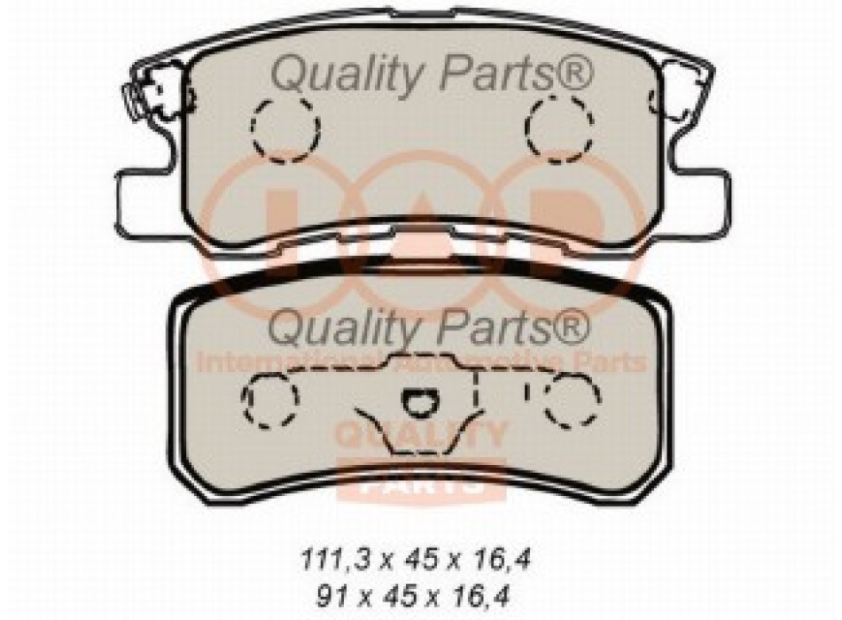 SERIE PASTIGLIE FRENO POSTERIORI (PREMIUM)