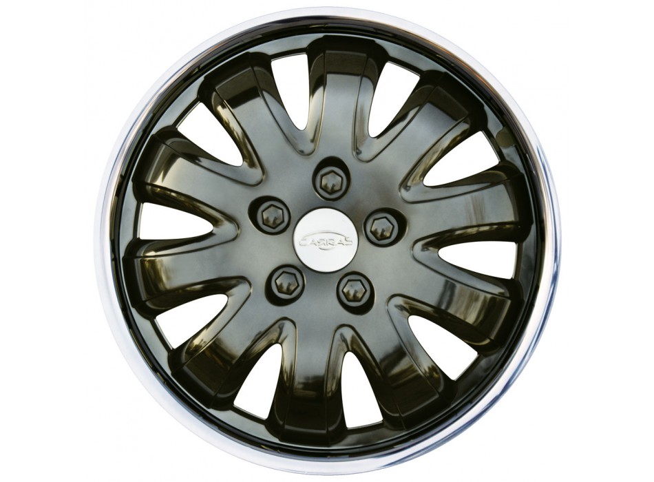SET 4 COPRICERCHI INOXPLAST NG20 BLACK METAL 14"