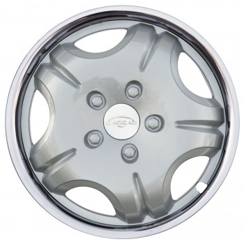 SET 4 COPRICERCHI INOXPLAST NG21 SILVER 14"