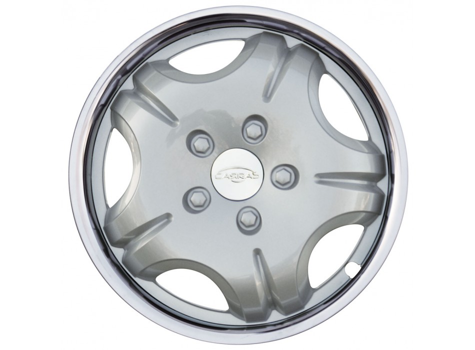 SET 4 COPRICERCHI INOXPLAST NG21 SILVER 14"