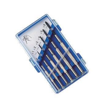 Set 6 microcacciaviti ad intaglio