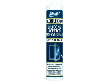 SIGILL SILCOFLEX 470 ACETICO TRASPARENTE 280 ML