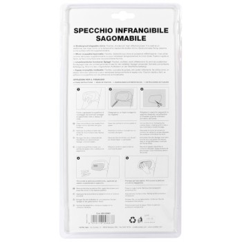 SPECCHIO INFRANGIBILE FLEX SAGOMABILE 20X12 CM