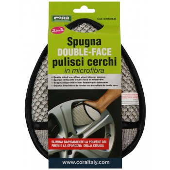 SPUGNA MICROFIBRA DOUBLE FACE PULISCI CERCHI