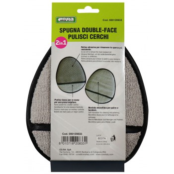 SPUGNA MICROFIBRA DOUBLE FACE PULISCI CERCHI