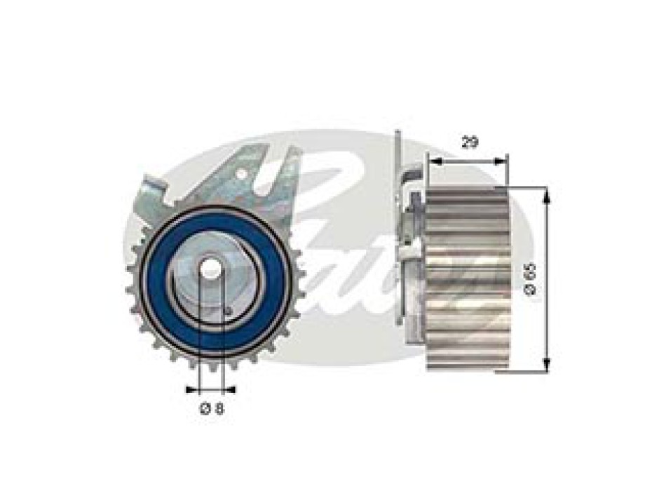 T43043 POWERGRIP TENSIONER