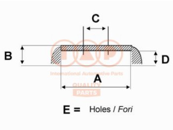 TAMBURO FRENI POSTERIORE (GENUINE PARTS)