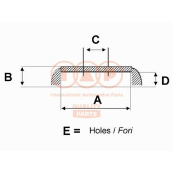 TAMBURO FRENI POSTERIORE (GENUINE PARTS)