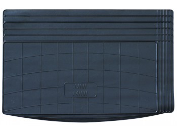 TAPPETO BAULE IN GOMMA UNI MINI 102 X 68 CM