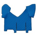 Tappeto centrale in Skeentex - Blu - compatibile per Iveco Stralis (08/02>12/12) automatico, cabina larga - Iveco Stralis (07/12>12/19) automatico, cabina larga - Iveco Stralis Hi-Way (07/12>08/16) automatico, cabina larga - Iveco Stralis XP (09/16>12/19)