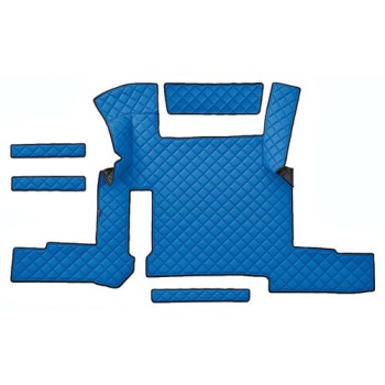 Tappeto centrale in Skeentex - Blu - compatibile per Man TGX (01/17>06/20) automatico, 1 cassetto