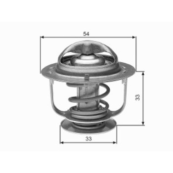 Thermostat, coolant