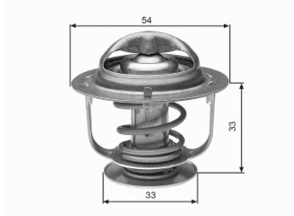 Thermostat, coolant